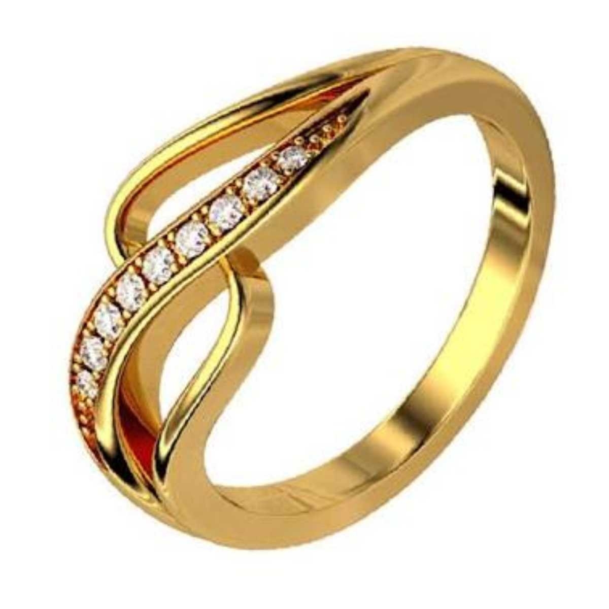 916 Gold Diamond Ring