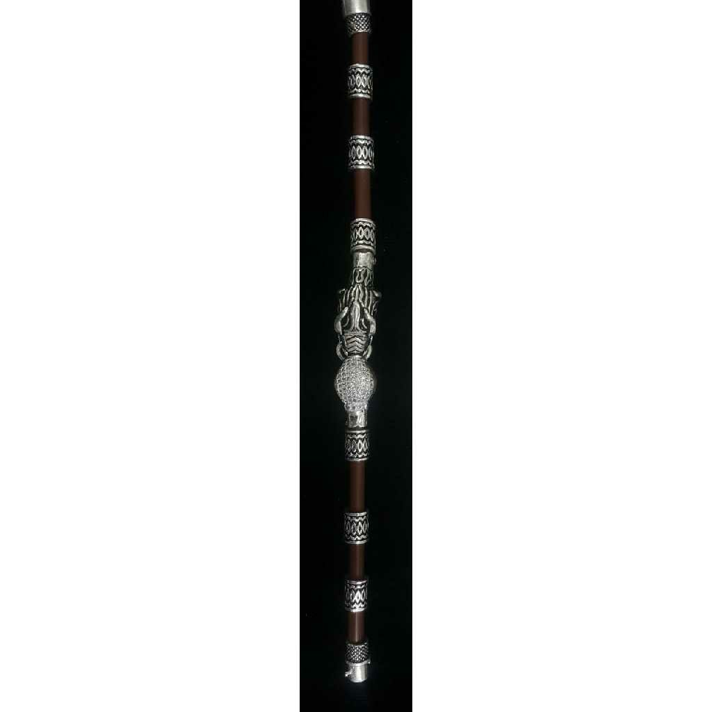Silver Unique Trendy Leather Bracelet