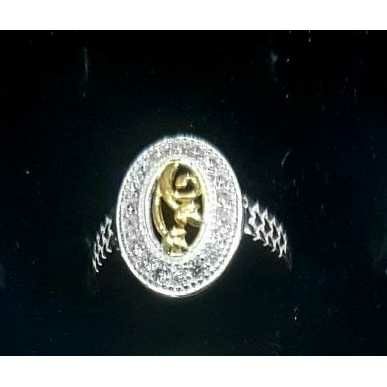 Silver Casting Round Bridegroom Ring