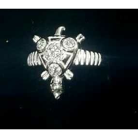 Silver Tortoise Gents Ring