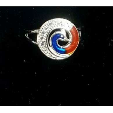 925 Silver Micro Casting Peacock Ring