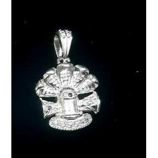 Silver Gents Indian Micro Casting Pendant