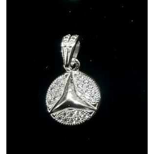 925 Modern Silver Micro Casting Pendant