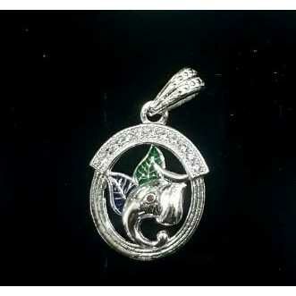 Silver Micro Casting Elephant Pendant
