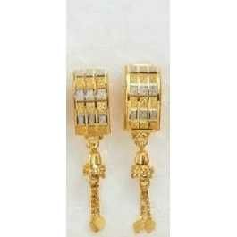 916 Gold Ladies Indian Jhumar Earrings