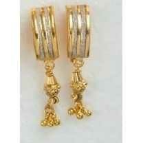 916 Gold Ladies Earrings