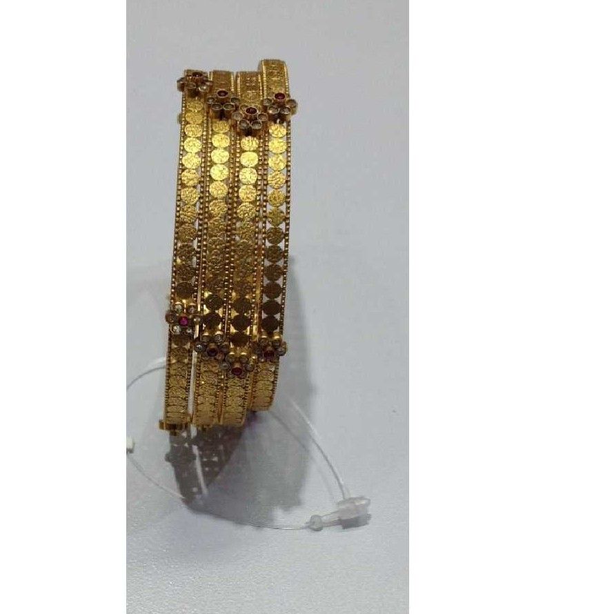22KT Gold Ladies Antique Designer Bangle