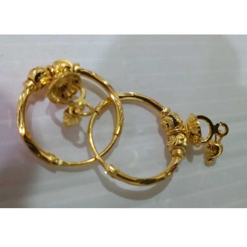 22KT Gold Ladies Indian Fancy Pipe Bali