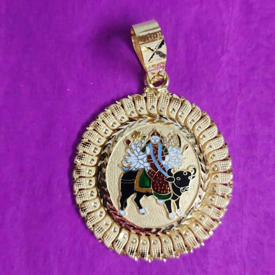 916 Gold Jay Vihant Maa Pendant