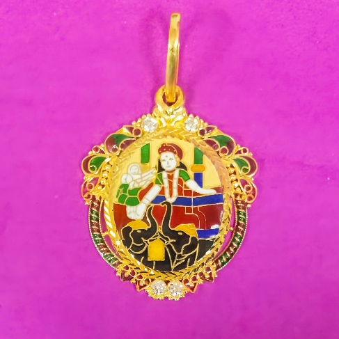 916 gold Classic shakti ma mina pendant