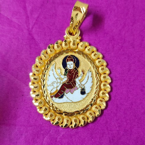 22kt Gold Fancy Brahmani Ma Mina Pendant