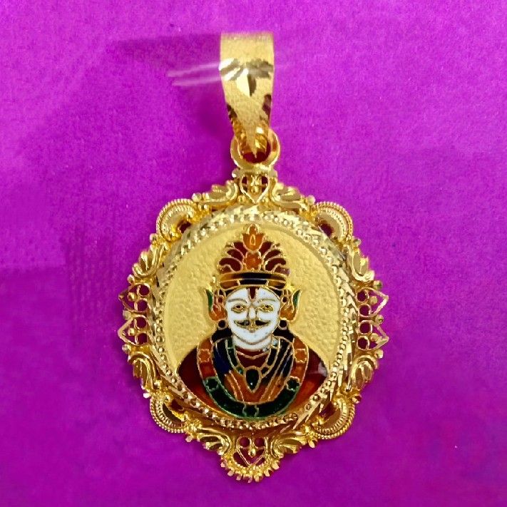 916 Gold Baliyadev Fancy Mina Pendant