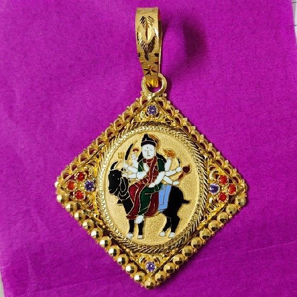 22kt Gold Gents Fancy Meladi Ma Mina Pendant