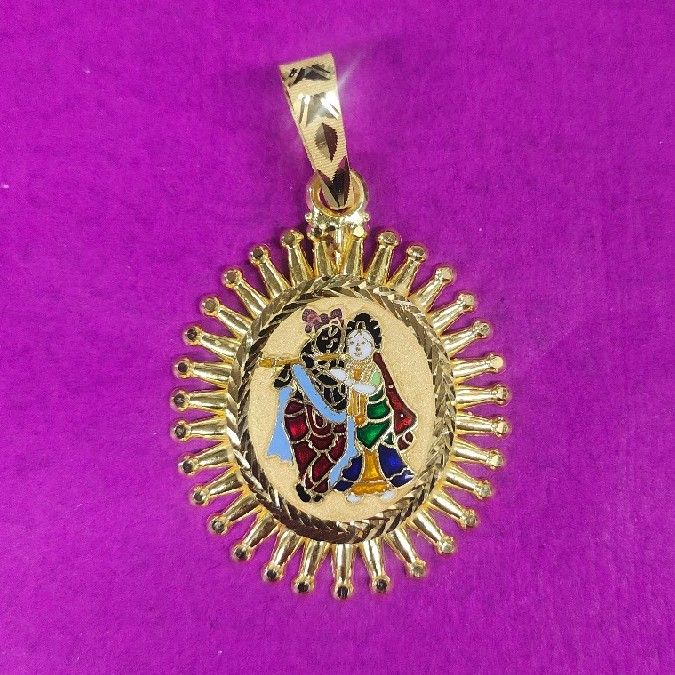 916 Radhakrishna Mina Pendant