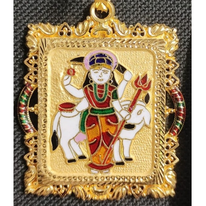 Gold Gatral Maa Pendant