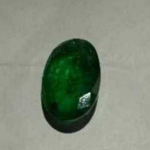 50ct oval green emerald-panna