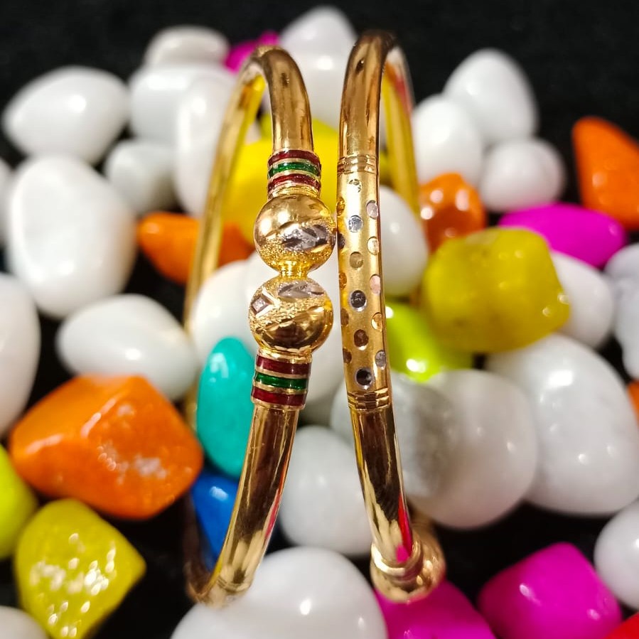 916 Gold Colorful Modhiya Kadali