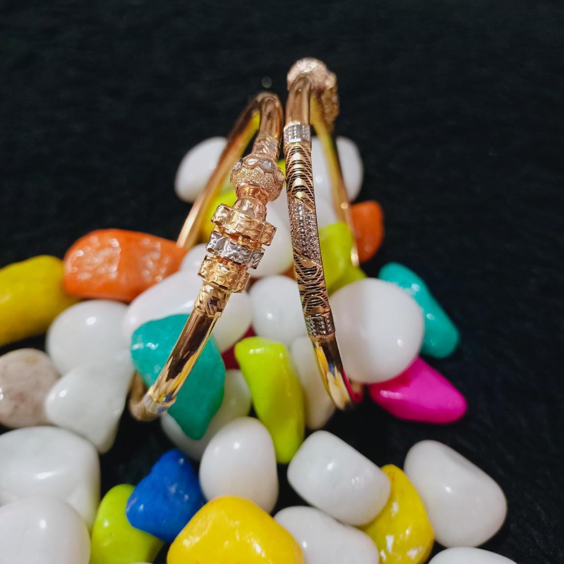 22K Gold Stylish Copper Kadli
