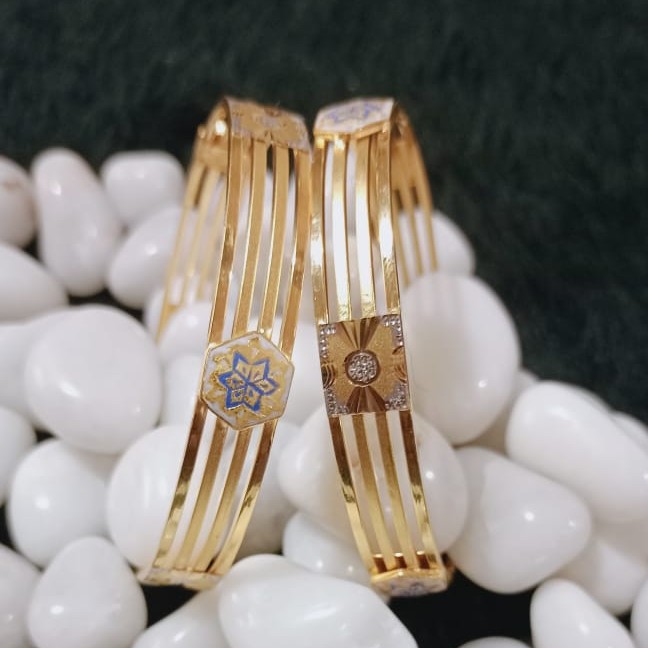 916 Gold Multi Pipe Copper Kadli