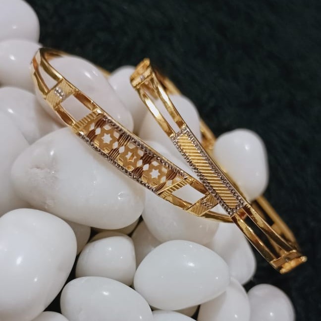 22K Gold Star Design Copper Kadli