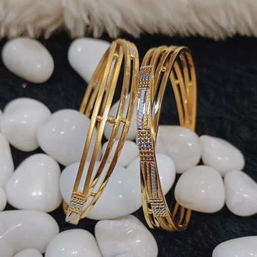 916 Gold Fancy Daily Wear Bangle