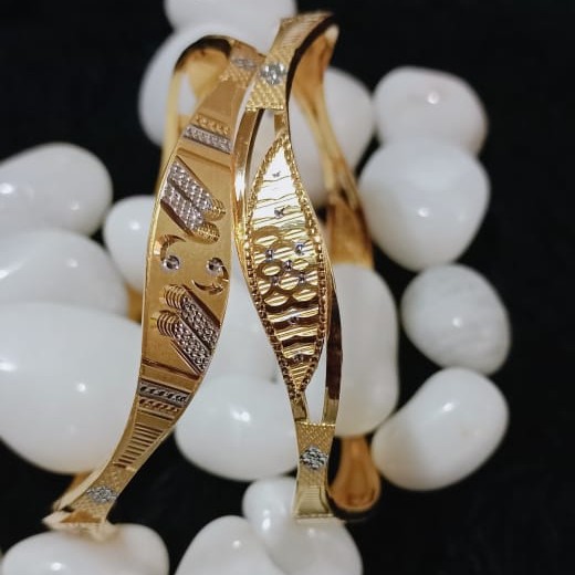 916 Gold Fancy Bangle