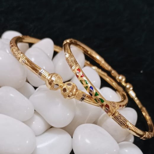 916 Gold Fancy Copper Kadli Bangle