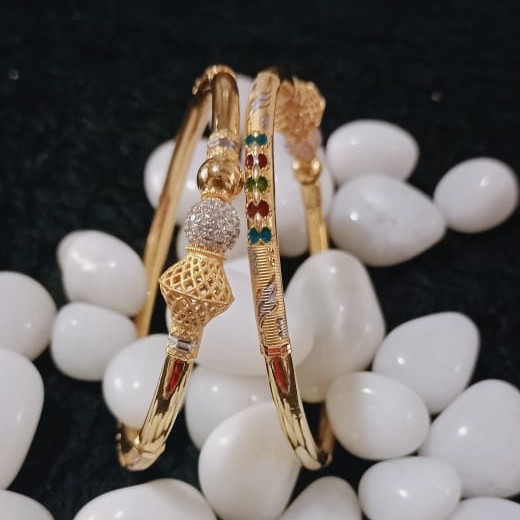 916 Gold Gorgeous Copper Kadli Bangle