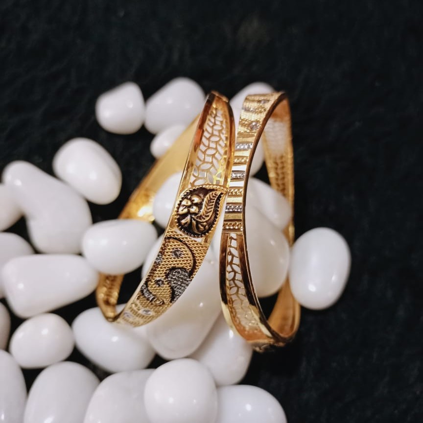 916 Gold Classic Copper Kadli Bangle
