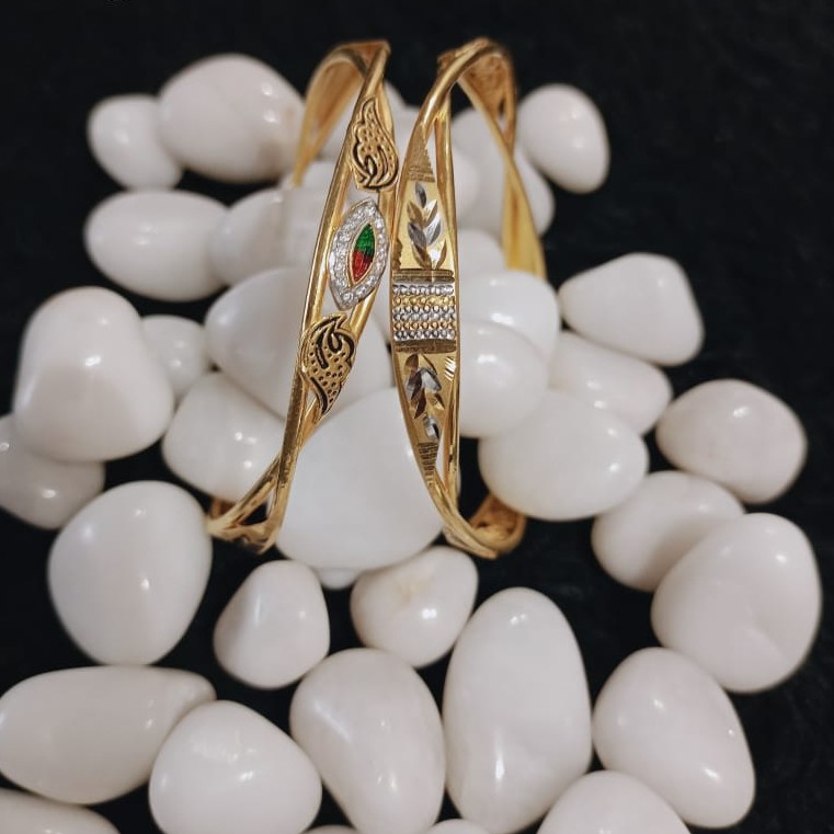916 Gold Grand Copper Kadli Bangle SGC45