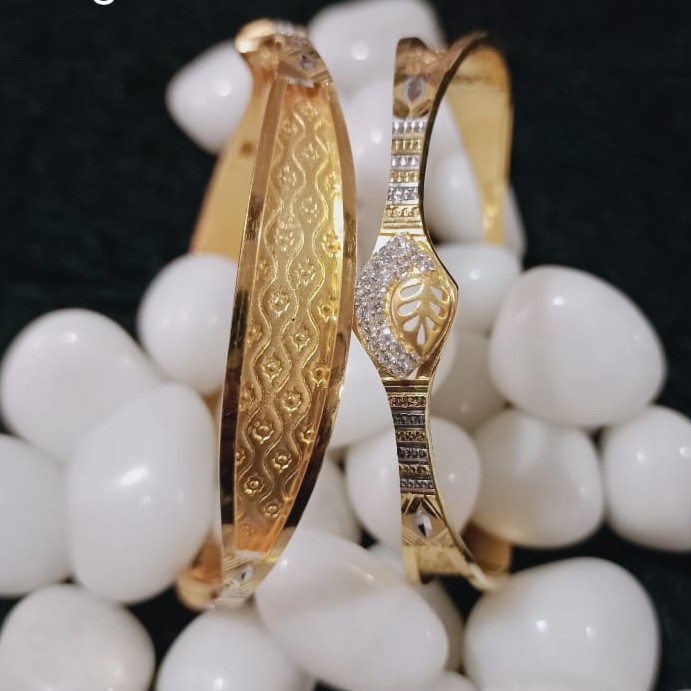 916 Gold Lightweight Copper Kadli Bangle SGC38