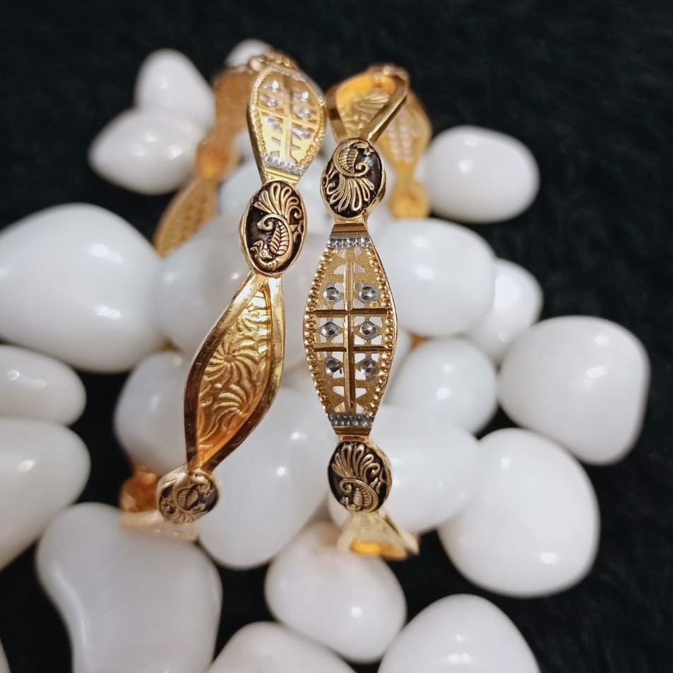 916 Gold Classic Copper Kadli Bangle SGC21