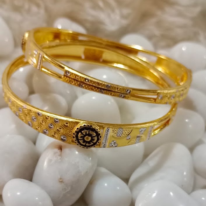 22KT Gold Antique Wedding Copper Kadli Bangle SGB37