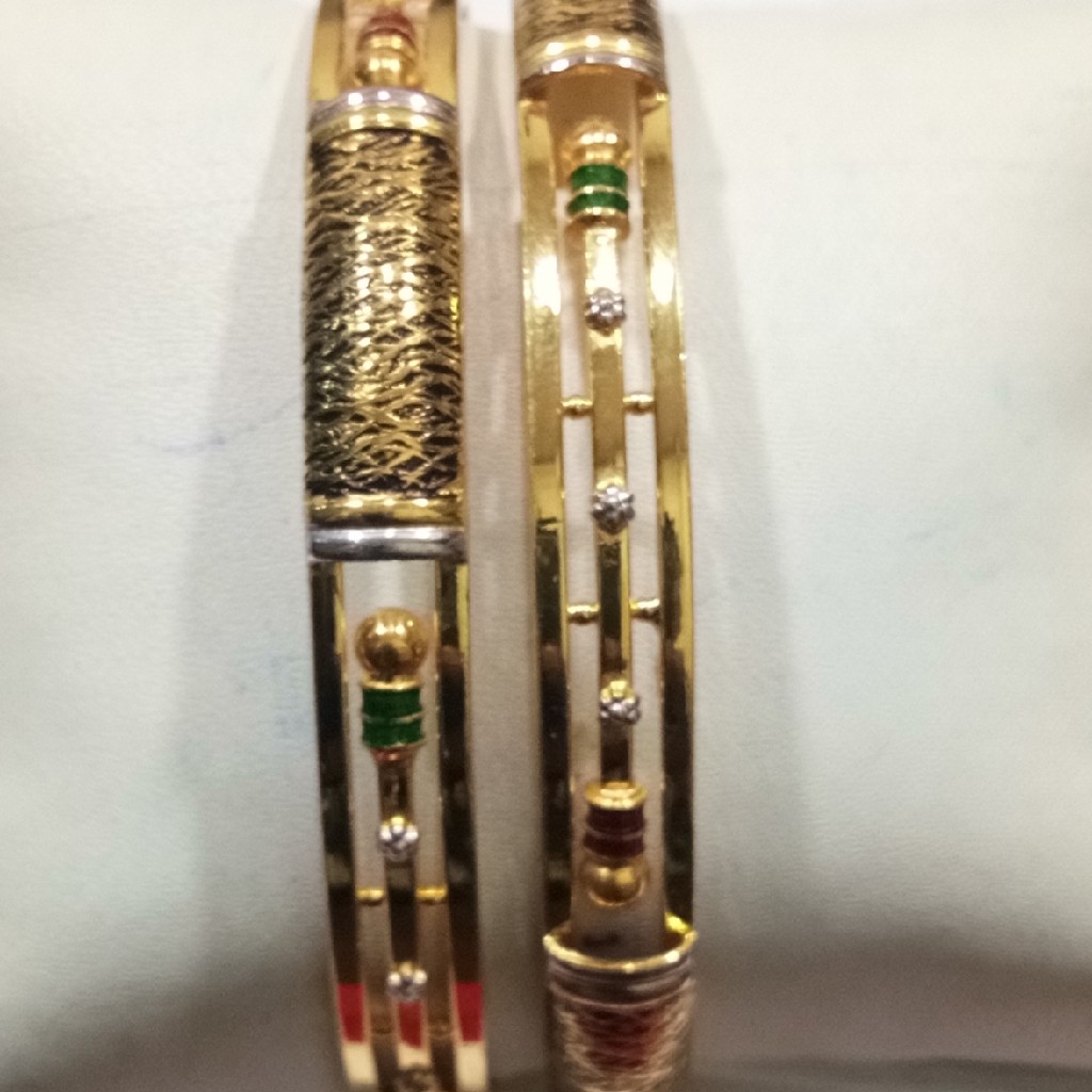 916 Meena Antique Bangle SG-197