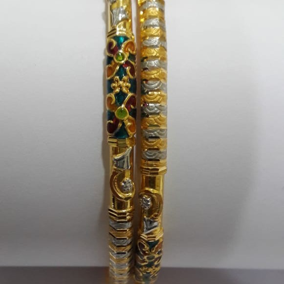 916 cz Ghaba Meena Bangle sg-177
