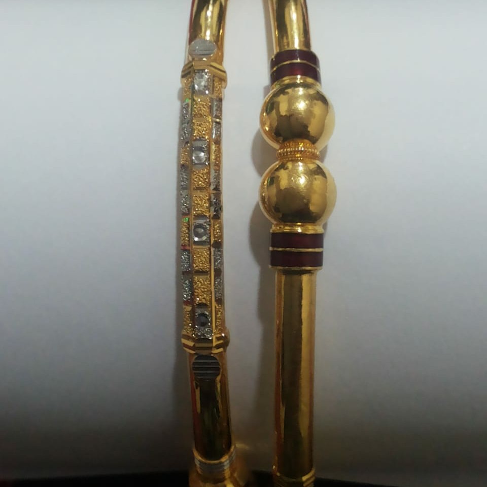 916 Ball pipe Bangle SG-161