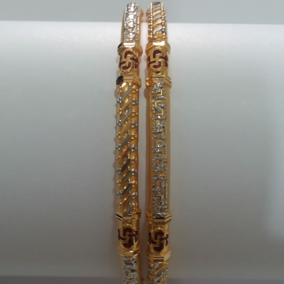 916 swastik design bangle SG-153