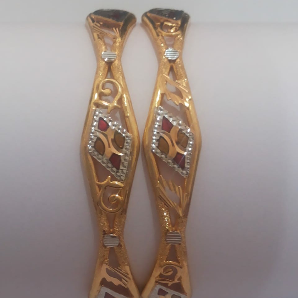 916 CZ Meena Bangle SG-139