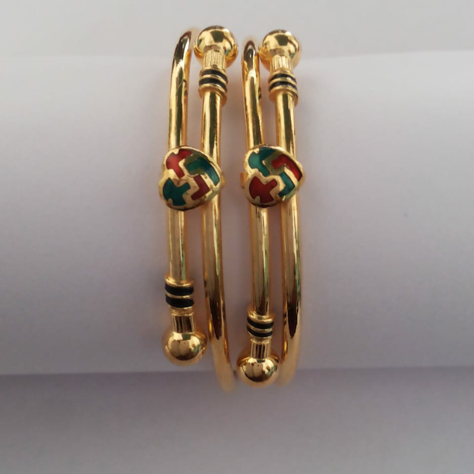916 Ball pipe Designer Bangle SG-119