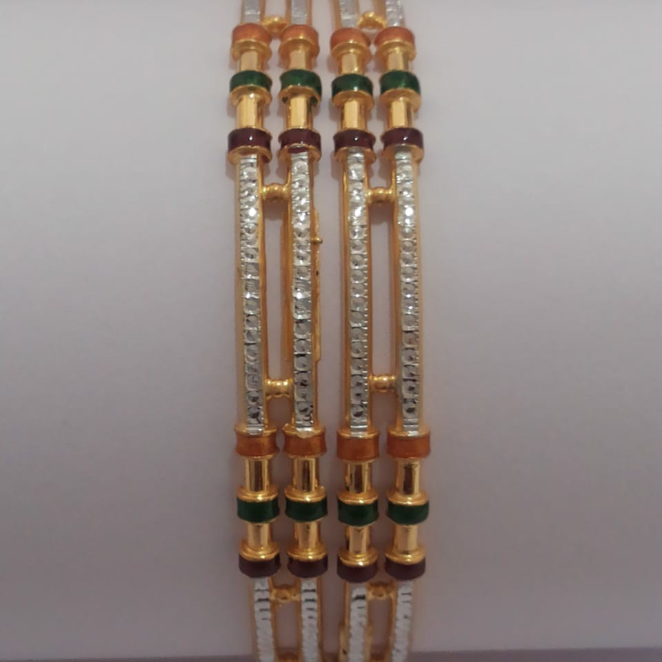 22ct Cz Kadli with meeno SG-102