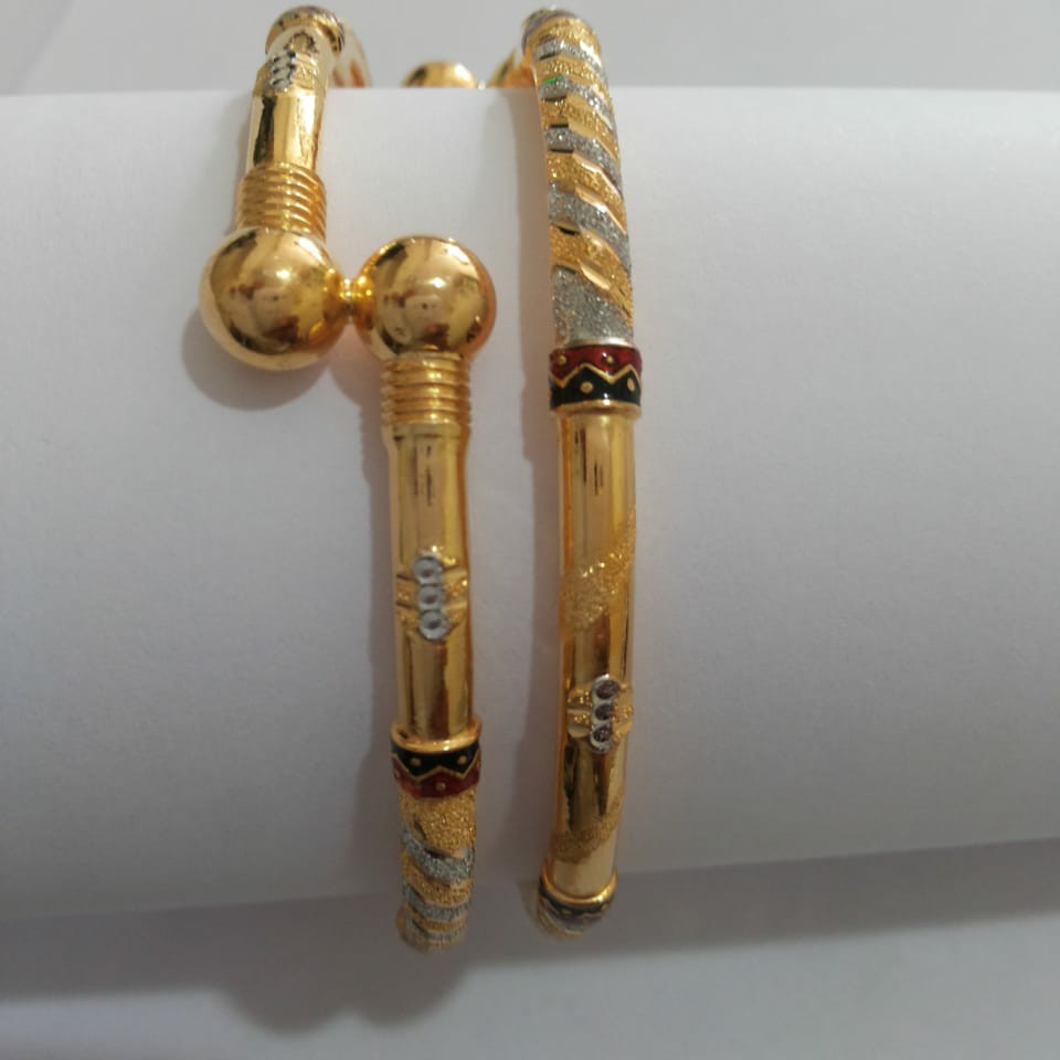 22ct Cz Designer Bangle SG-78