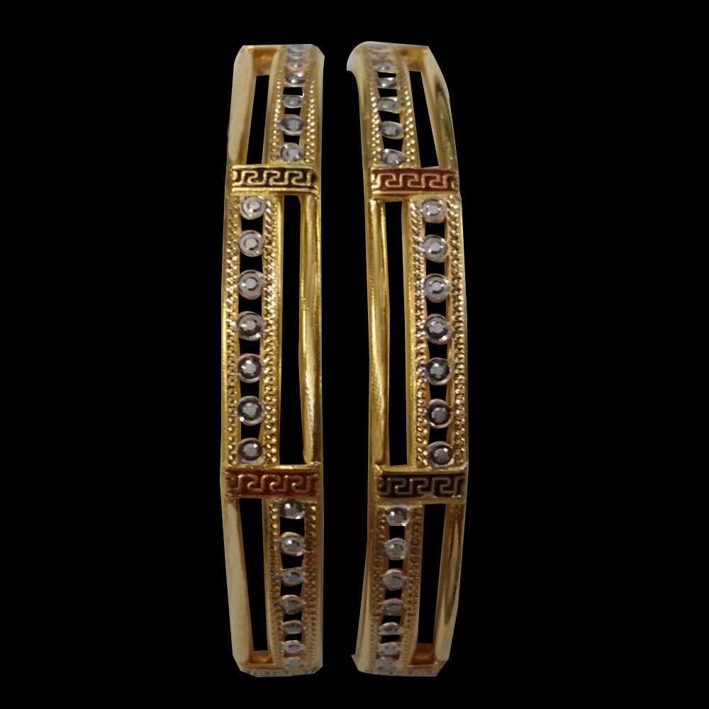 22ct cz copper bangles sg-53