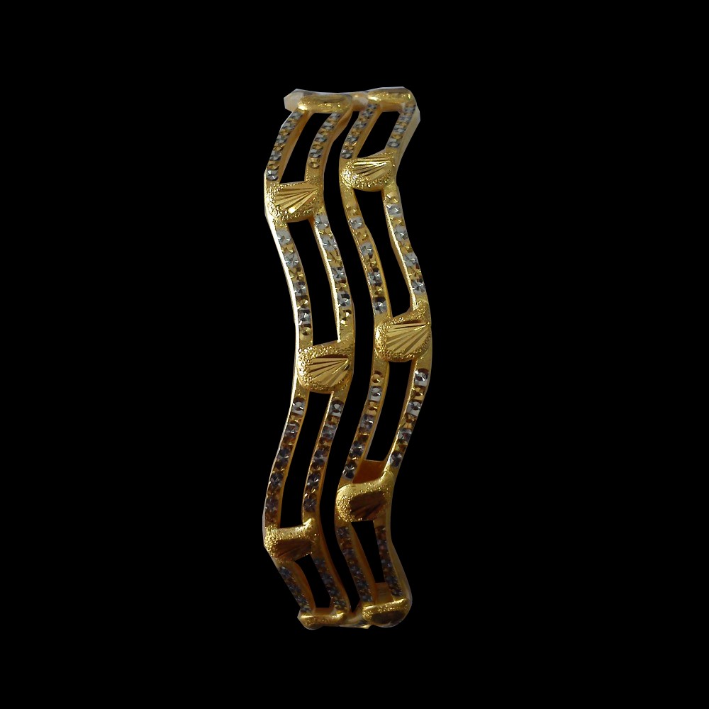 916 Gold Snack Design Bangle SG-49