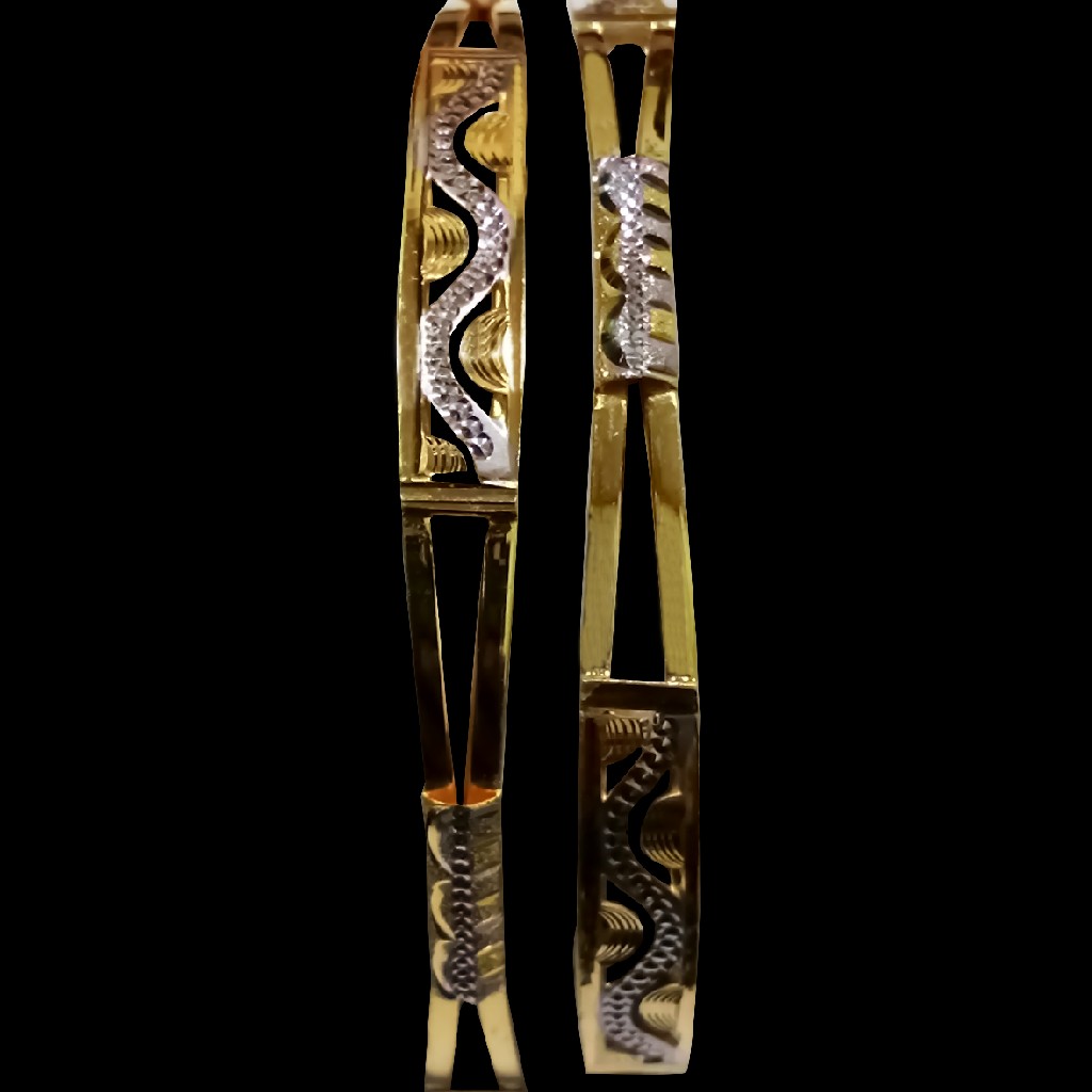 22kt Gold cz Diamond Bangle SG-27