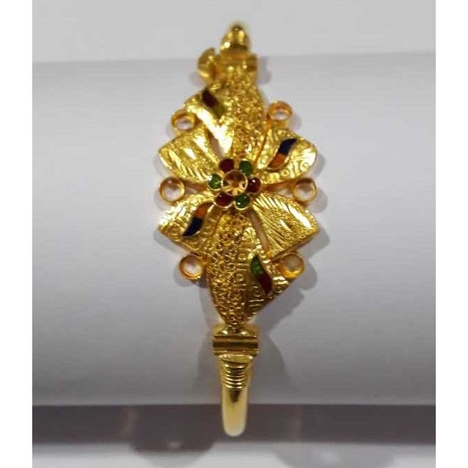 916 Antique Designer Gold Copper Bracelet