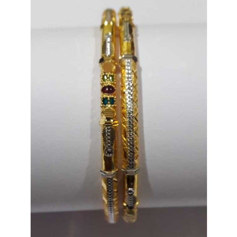 916 Fancy Designer Gold Copper Pipe Kadli