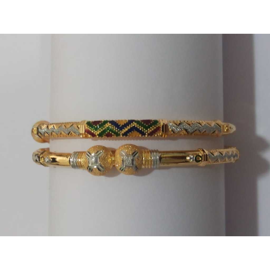 22KT Gold Colorful Design Copper Kadli