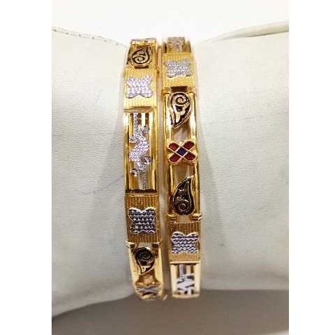 22KT Gold Fancy Bangle
