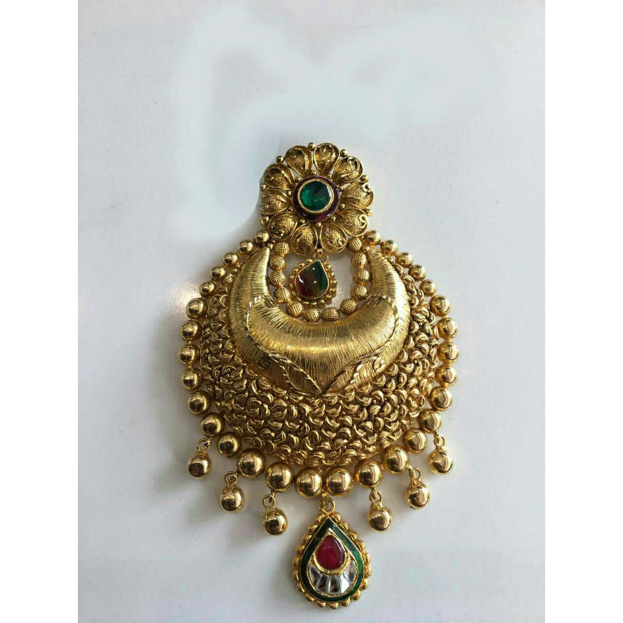 916 Gold Ladies Jadtar Mangalsutra Pendant