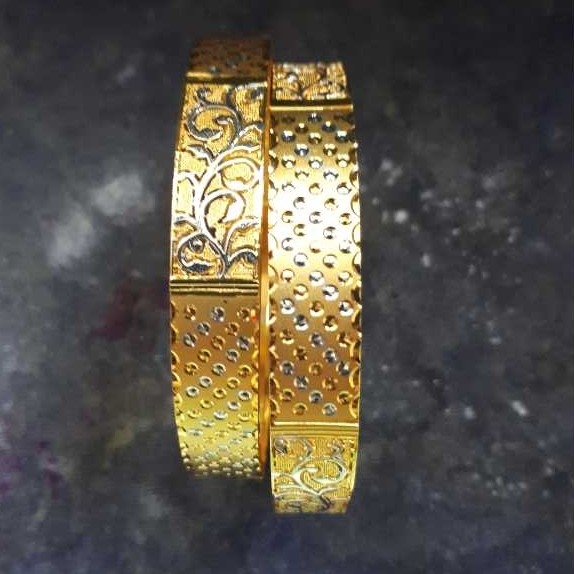 22k Gold Fancy Handmade  Bangles